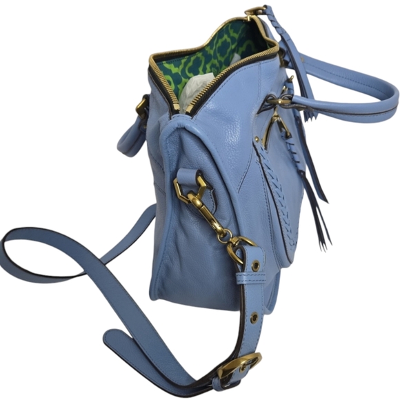 ORYANY Blue  Leather Purse NWT - Picture 4 of 9